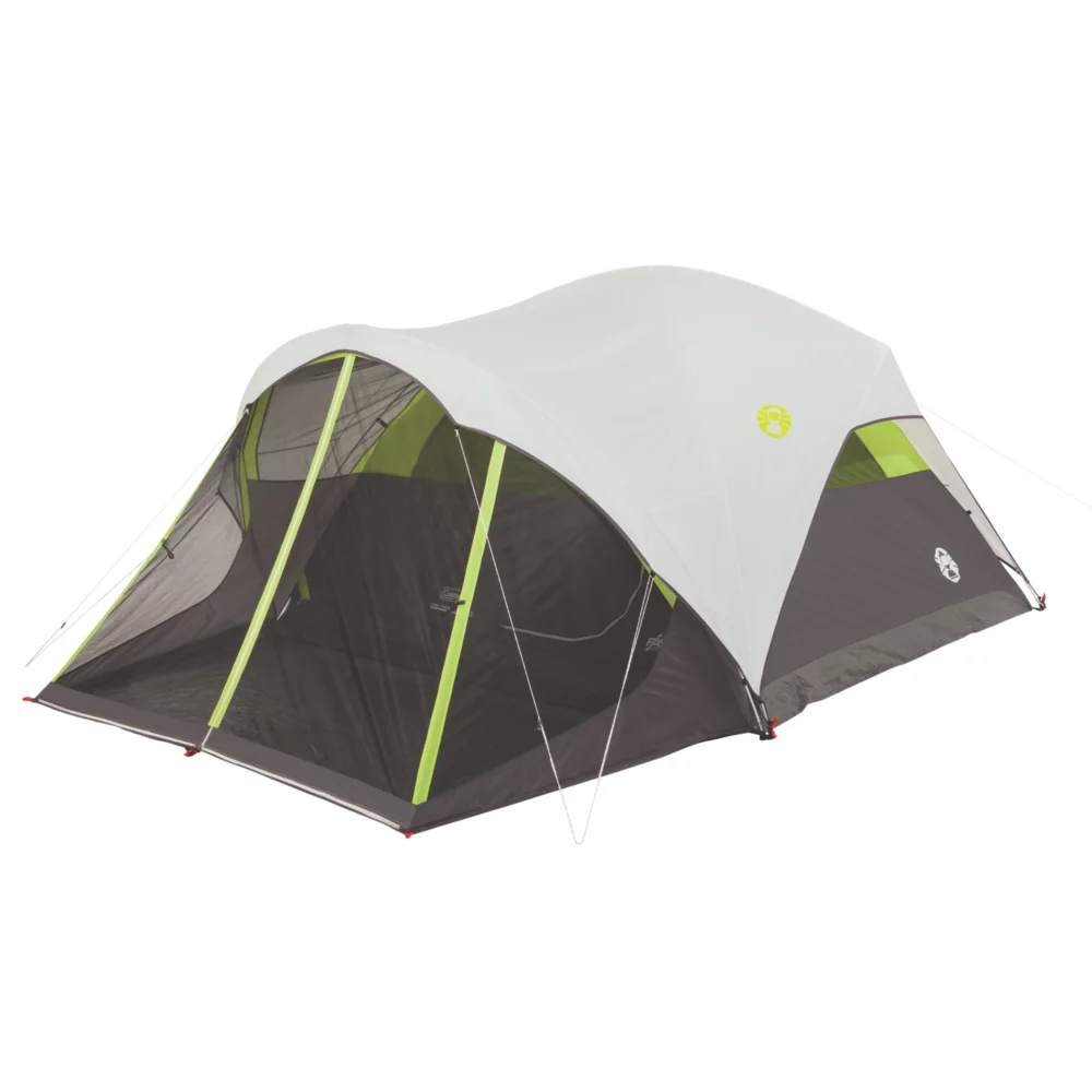 Coleman 6-Person Steel Creek™ Fast Pitch™ Dome Camping Tent With Screen Room, Green