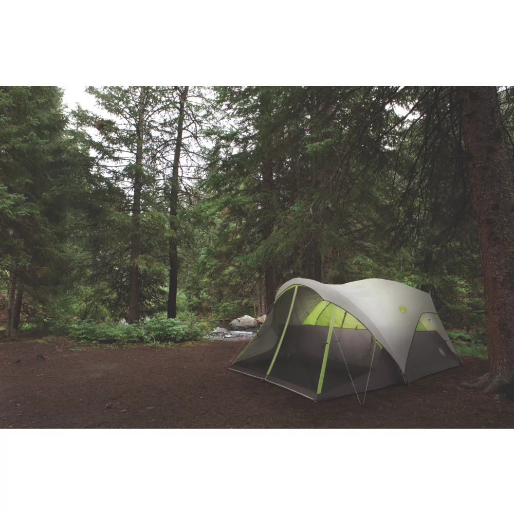 Coleman 6-Person Steel Creek™ Fast Pitch™ Dome Camping Tent With Screen Room, Green - Image 7