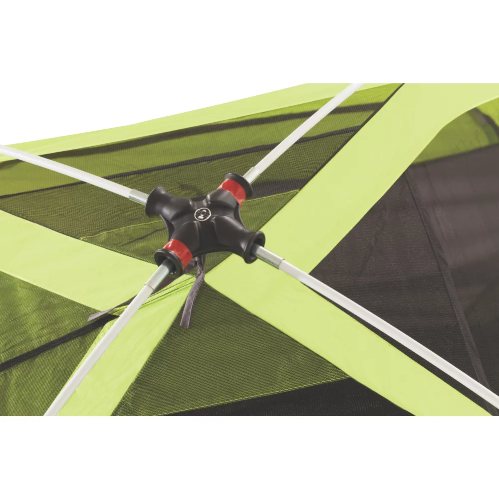 Coleman 6-Person Steel Creek™ Fast Pitch™ Dome Camping Tent With Screen Room, Green - Image 5