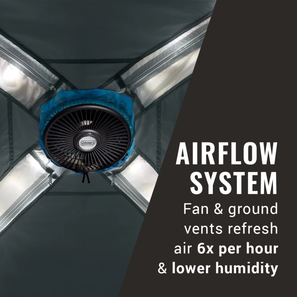 Coleman OneSource⢠Rechargeable 4-Person Camping Dome Tent With Airflow System & LED Lighting - Image 3