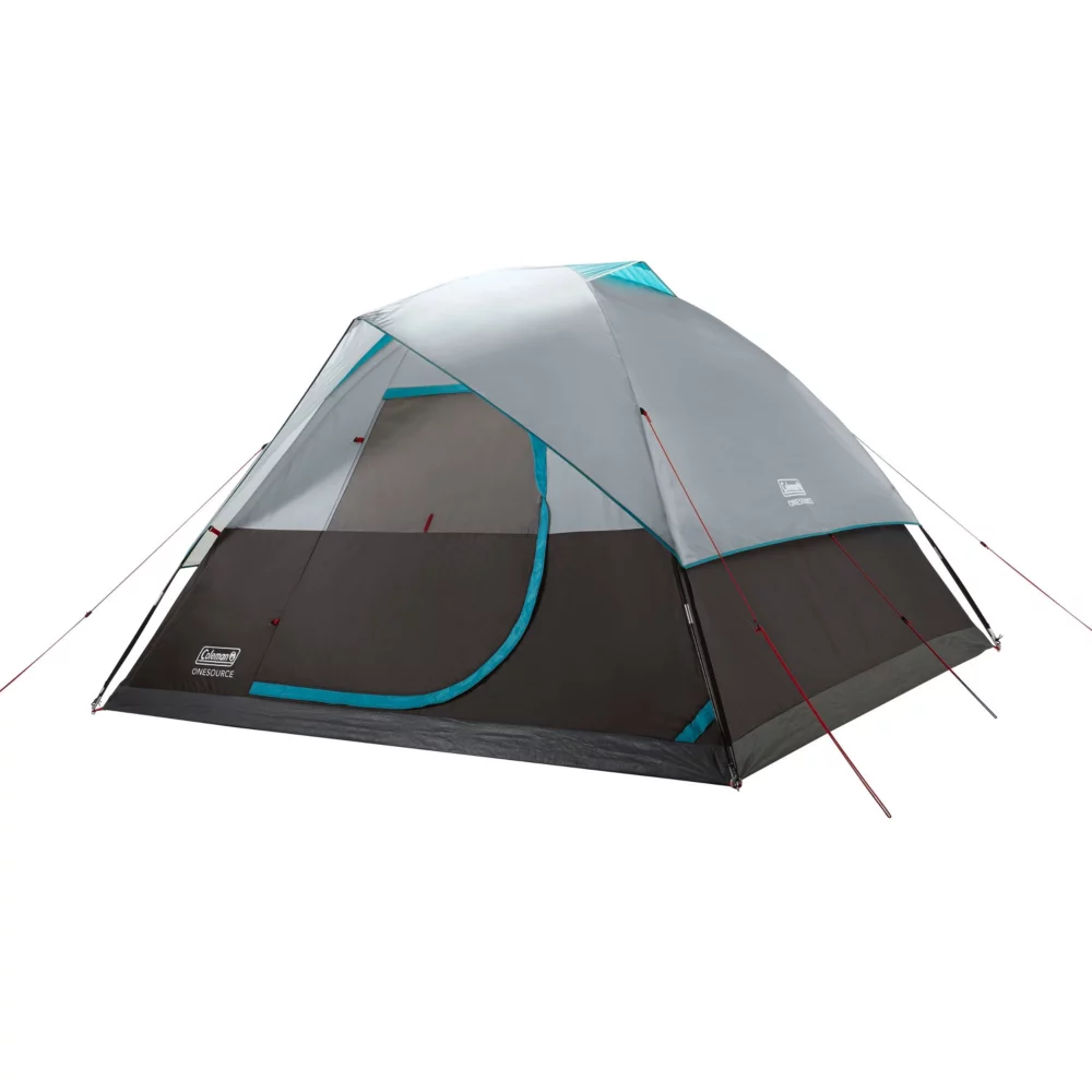 Coleman OneSource⢠Rechargeable 6-Person Camping Dome Tent With Airflow System & LED Lighting