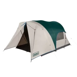 Coleman 6-Person Cabin Tent With Enclosed Weatherproof Screened Porch, Evergreen