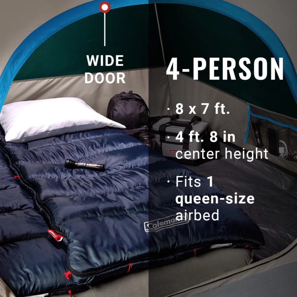 Coleman 4-Person Skydomeâ„¢ Camping Tent - Image 5