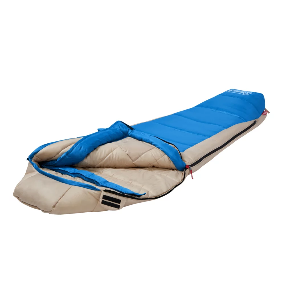 Coleman Silverton™ 0 Big And Tall Mummy Sleeping Bag, Blue - Image 4