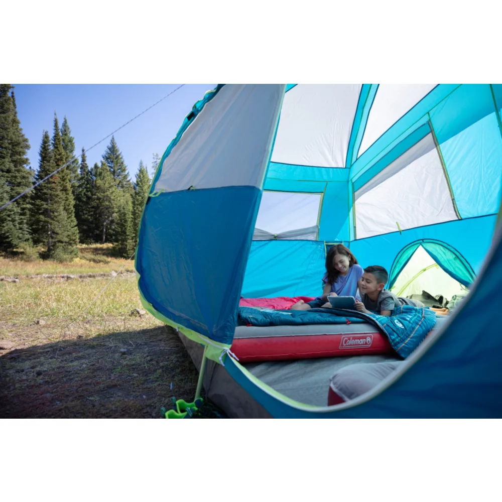 Coleman Kids 50°F Cool-Weather Sleeping Bag, Teal - Image 4