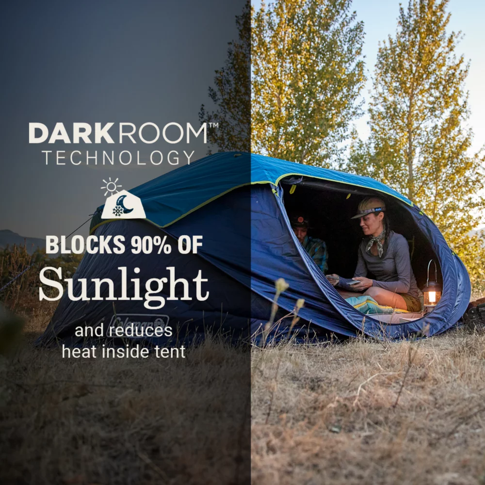 Coleman 4-Person Camp Burst™ Pop-Up Tent With Dark Room™ Technology - Image 3