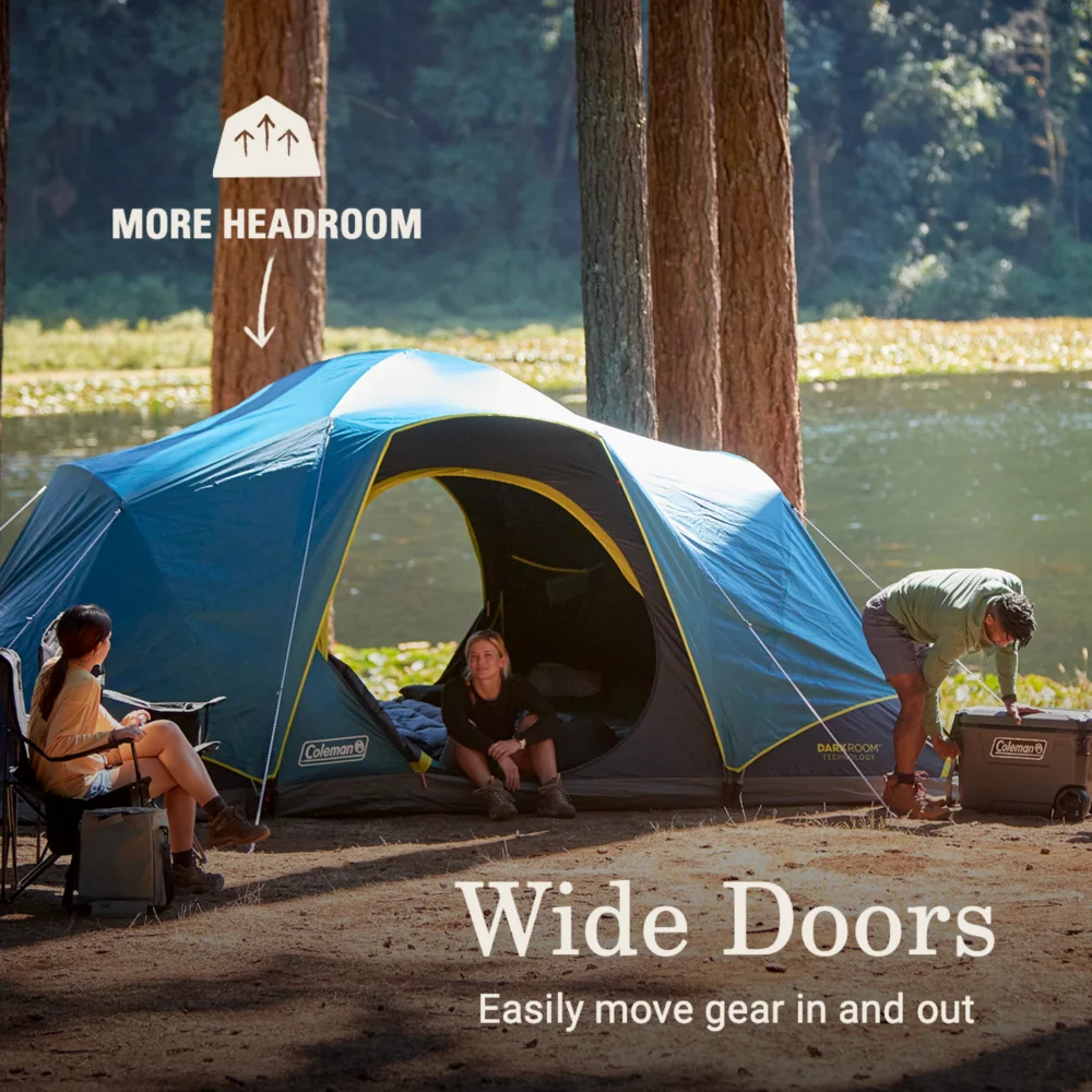 Coleman Skydome™ XL 10-Person Camping Tent With Dark Room™ Technology - Image 5