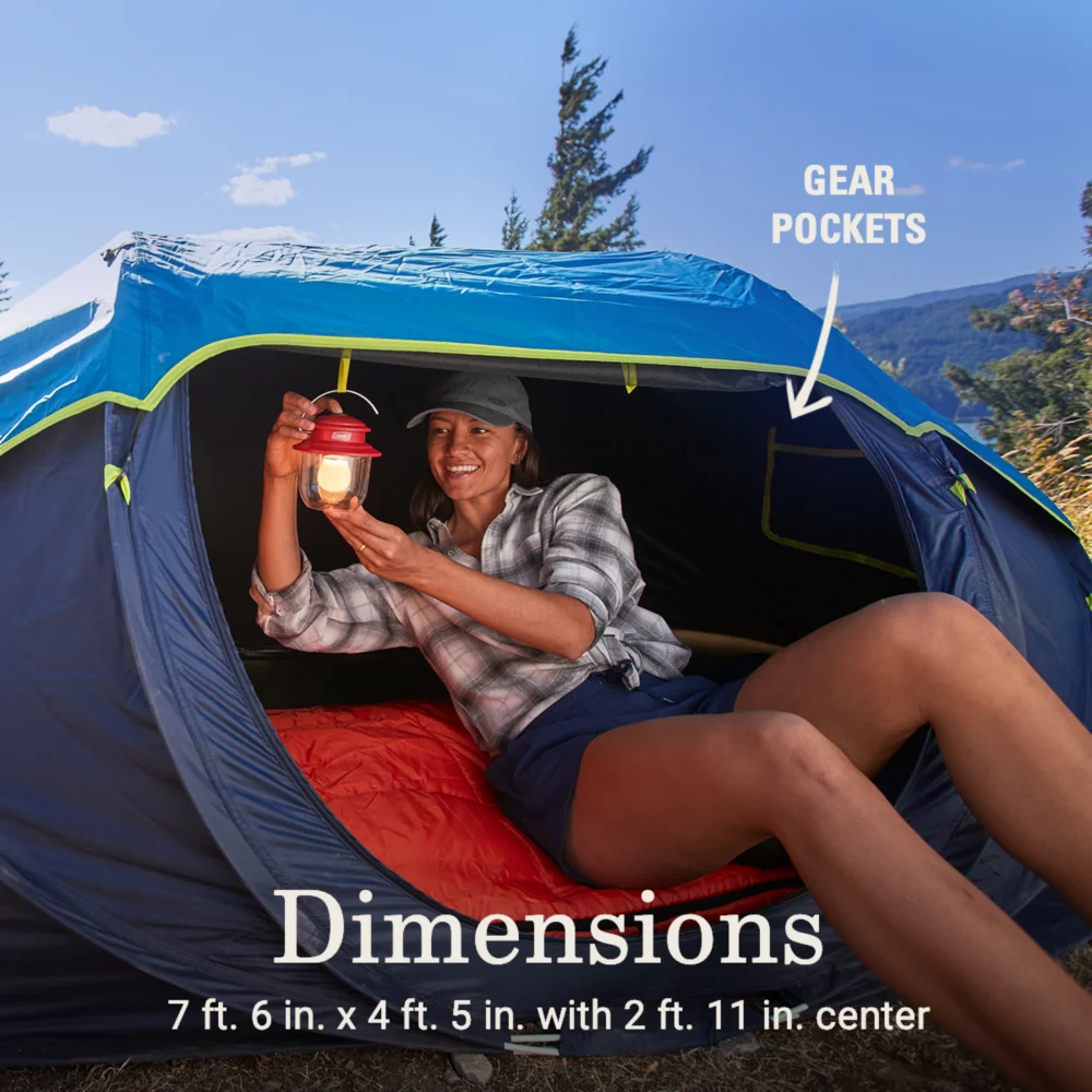 Coleman 2-Person Camp Burst™ Pop-Up Tent With Dark Room™ Technology - Image 5