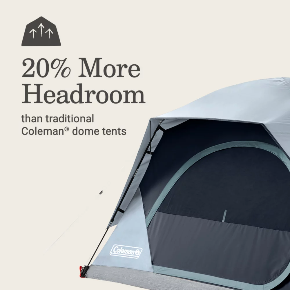 Coleman Skydome™ 4-Person Camping Tent With LED Lighting - Image 4