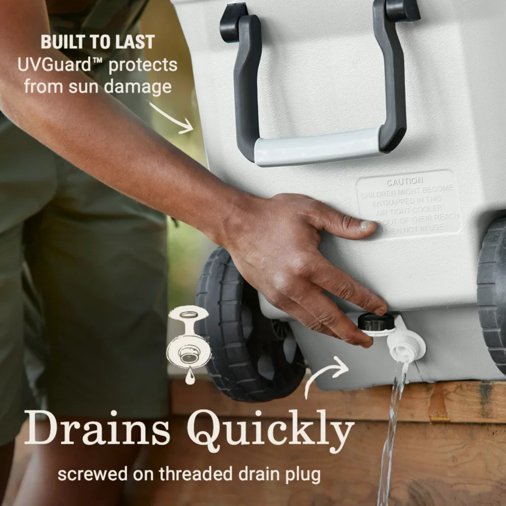 Coleman Atlas Series 100-Quart Marine Cooler With Wheels - Image 4