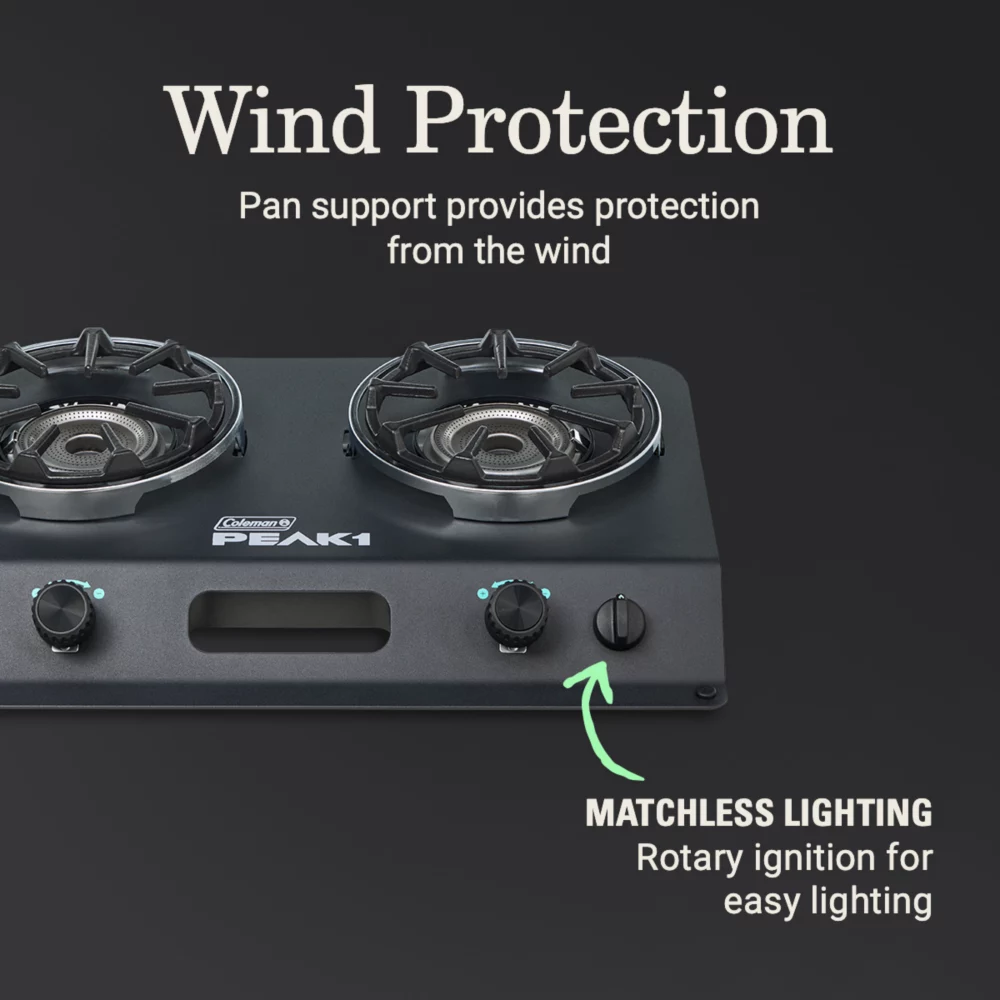 Coleman PEAK1™ 2-Burner Camping Stove - Image 3