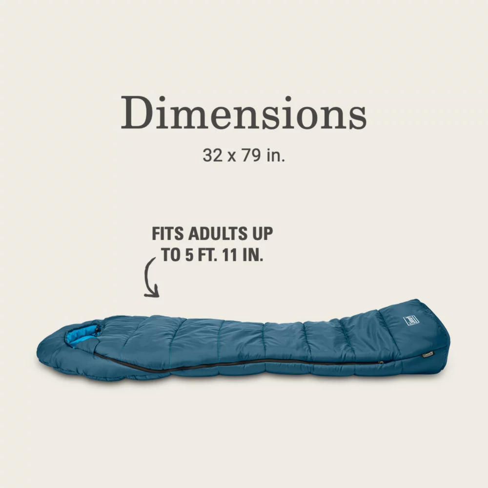 Coleman Tidelands™ 30° Mummy Sleeping Bag - Image 5