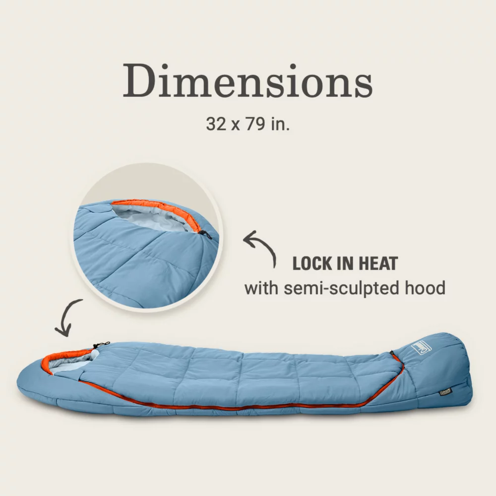 Coleman Big Bay™ 0° Mummy Sleeping Bag - Image 3