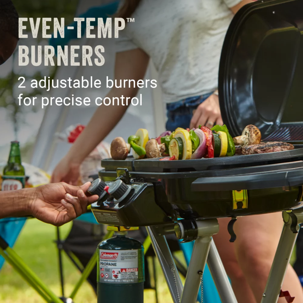 Coleman RoadTrip® X-Cursion 2 Burner Propane Gas Portable Grill - Image 4