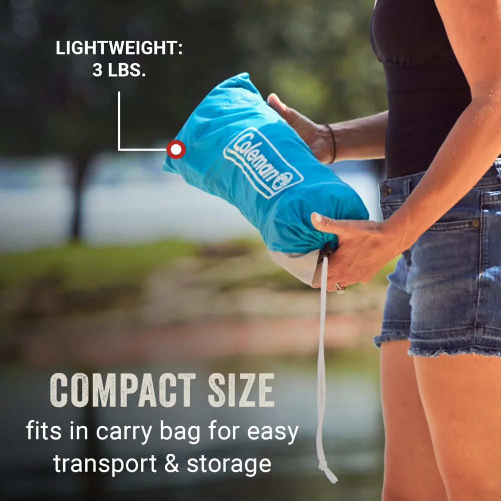 Coleman Skyshade™ Small Compact Beach Shade, Caribbean Sea - Image 2
