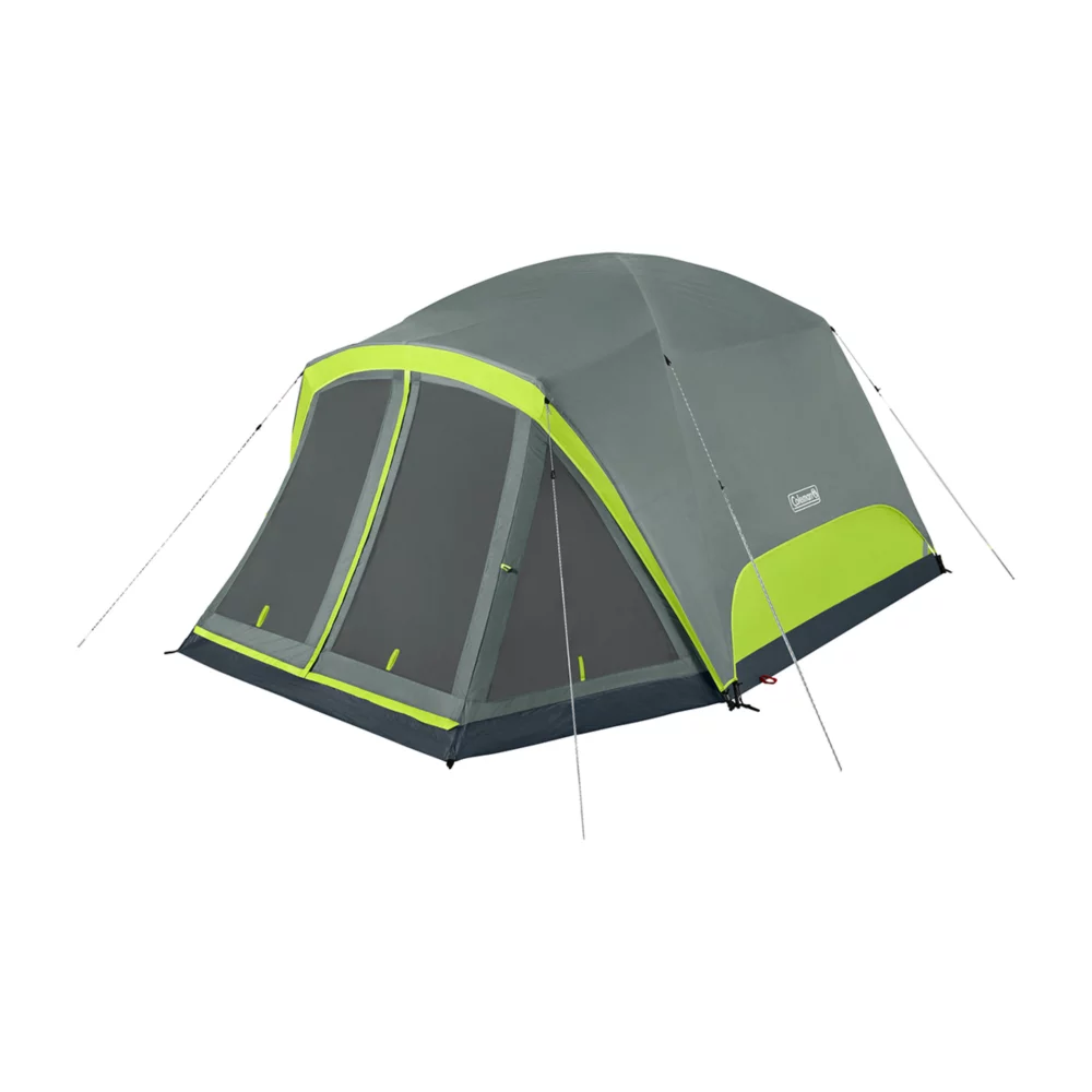 Coleman Skydomeâ„¢ 6-Person Camping Tent With Screen Room, Rock Grey