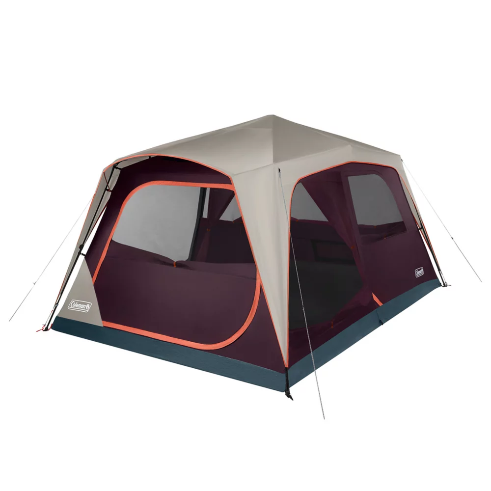 Coleman Skylodgeâ„¢ 10-Person Instant Camping Tent, Blackberry
