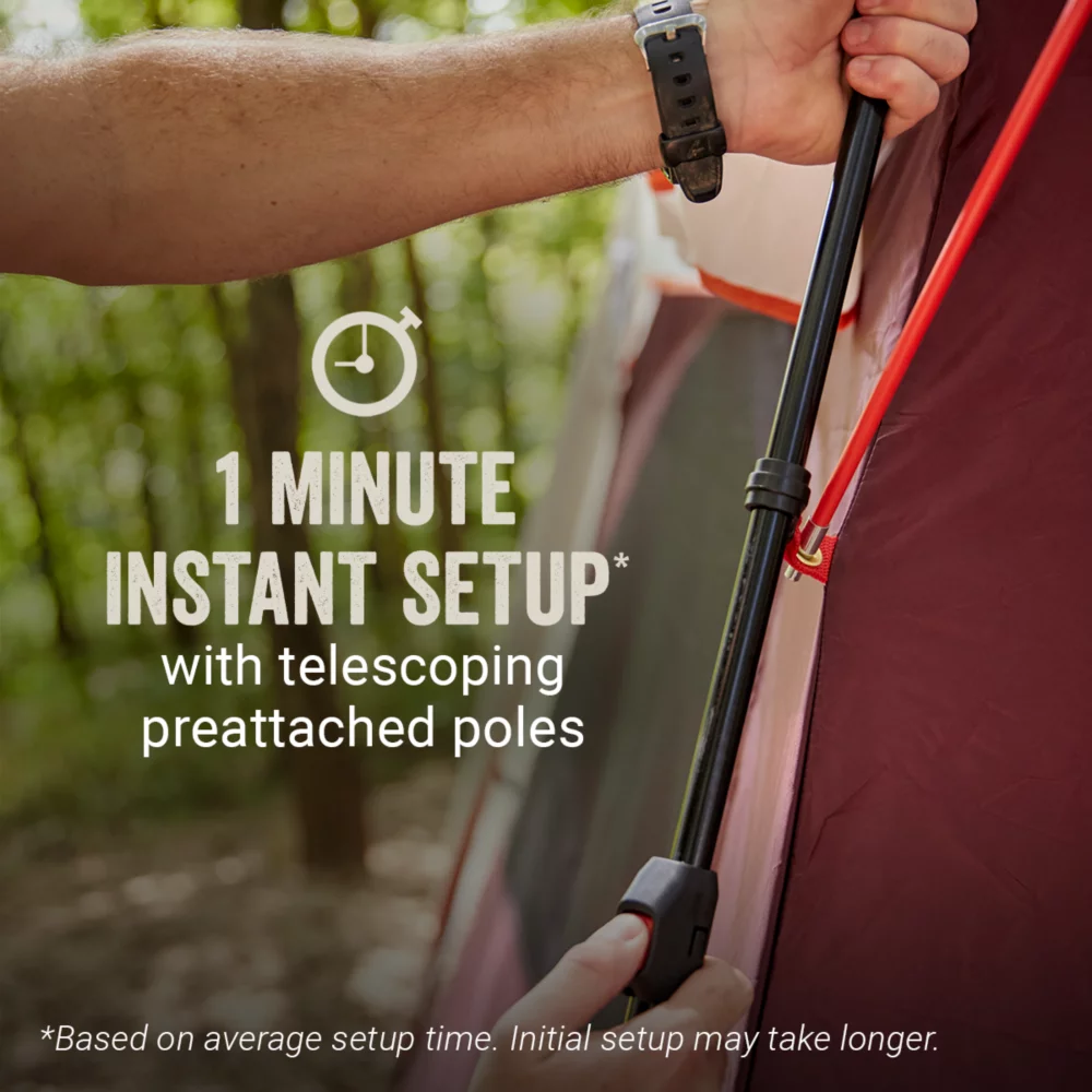 Coleman Skylodge™ 6-Person Instant Camping Tent, Blackberry - Image 2