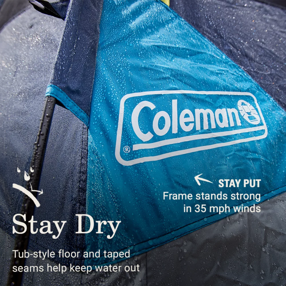 Coleman® Camp Burst™ 4-Person Dark Room™ Camping Tent - Image 3