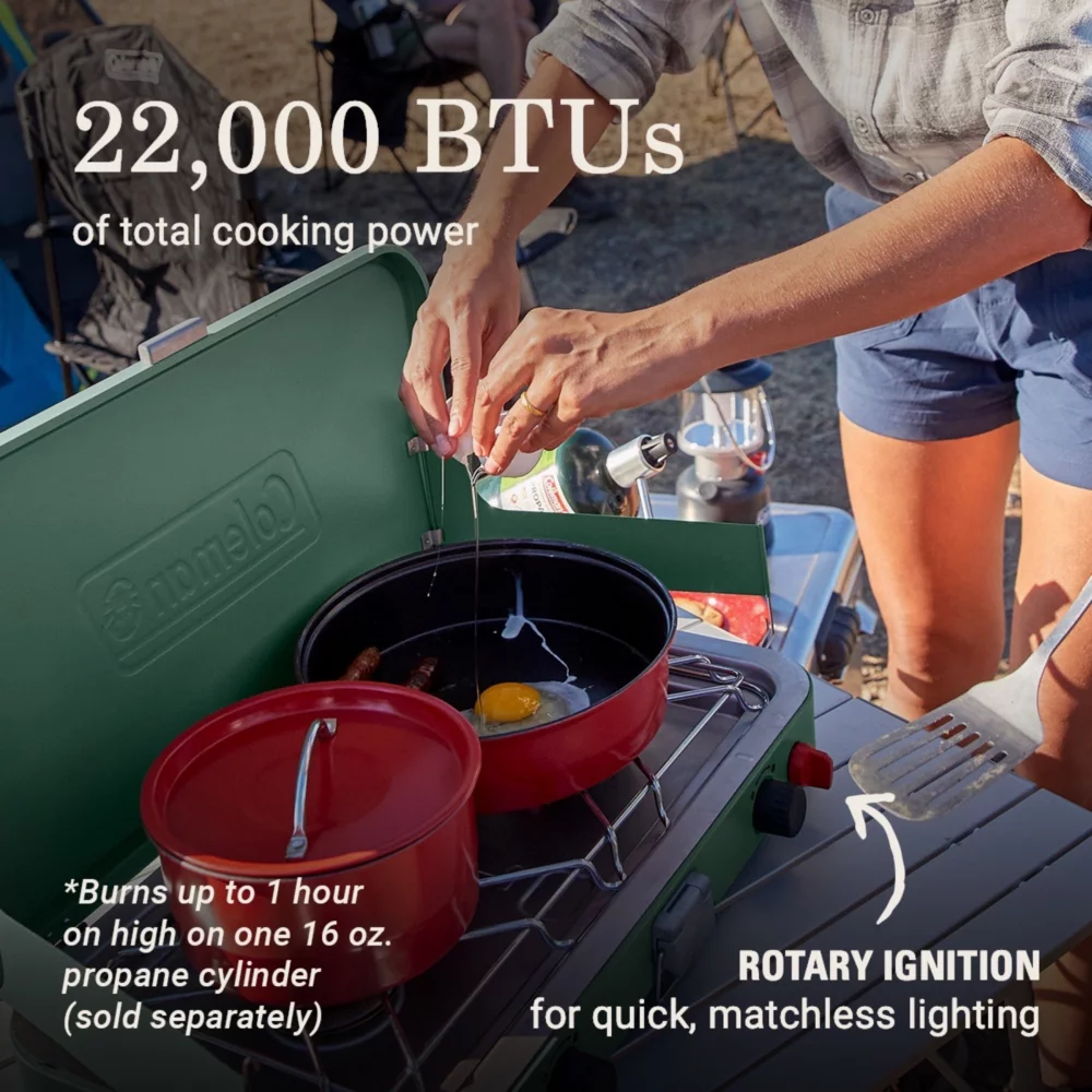 Coleman Cascade™ 222 2-Burner Camping Stove - Image 6