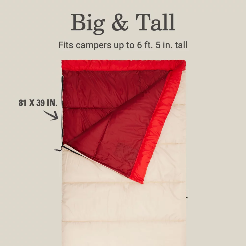 Coleman Flatlands™ 35°F Big & Tall Sleeping Bag - Image 2