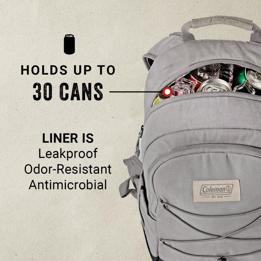 Coleman Backroads™ 30-Can Soft Cooler Backpack - Image 3