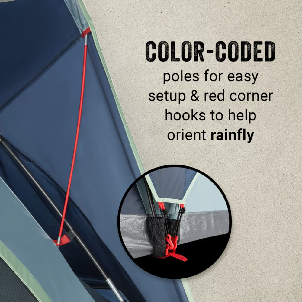 Coleman Skydome™ 8-Person Camping Tent XL, Blue Nights - Image 6
