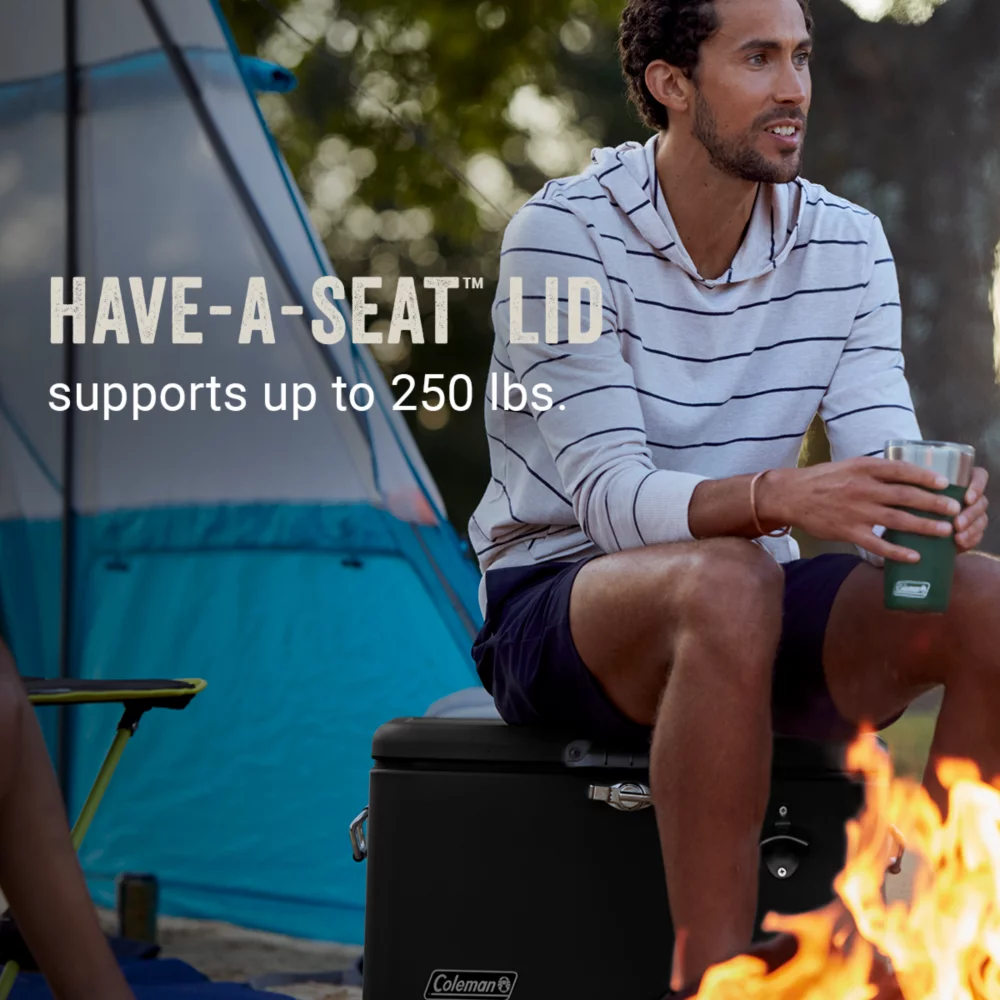 Coleman Reunion™ 54-Quart Steel Belted® Matte Cooler, Midnight - Image 5