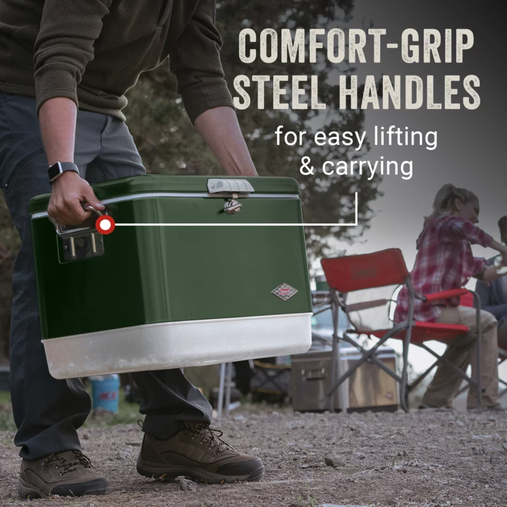 Coleman Vintage 54-Quart Steel Belted® Cooler - Image 3