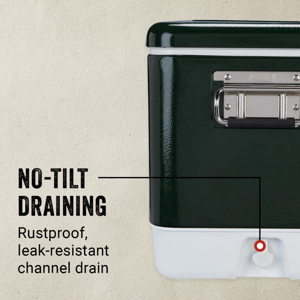 Coleman Vintage 54-Quart Steel Belted® Cooler - Image 4