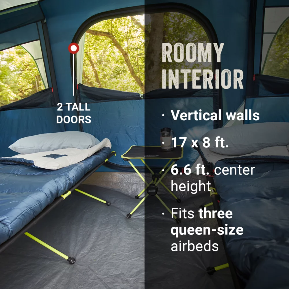 Coleman Sunlodge™ 10-Person Camping Tent, Blue Nights - Image 3