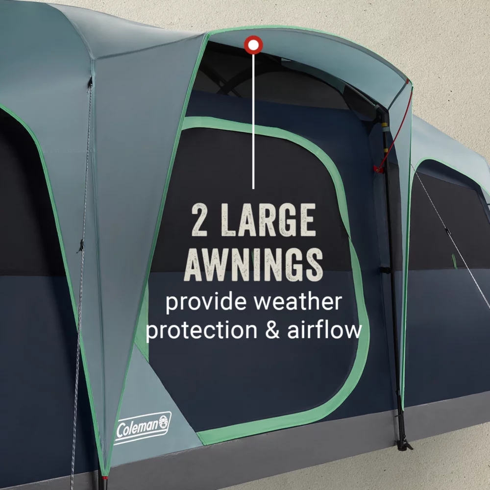 Coleman Sunlodgeâ„¢ 8-Person Camping Tent, Blue Nights - Image 5