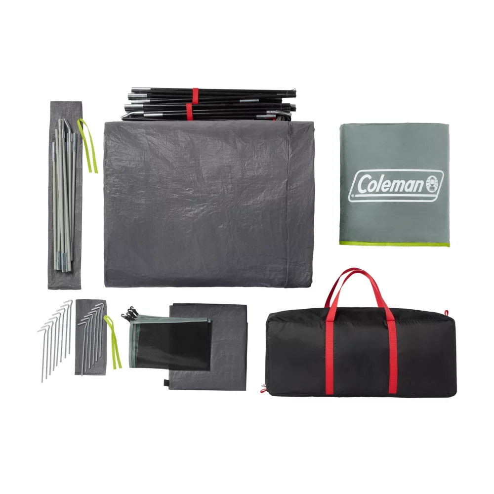 Coleman Skydomeâ„¢ 8-Person Camping Tent With Screen Room, Rock Grey - Image 8